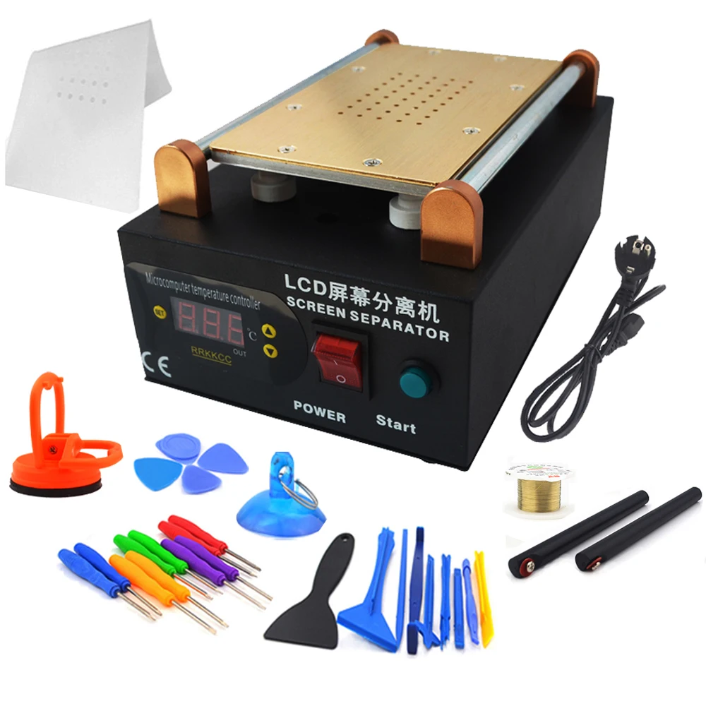 

948Q Built-in Pump Vacuum Glass LCD Screen Touch Screen Separator Machine Max 7 inches Mobile Phone Disassemble Repair Tool
