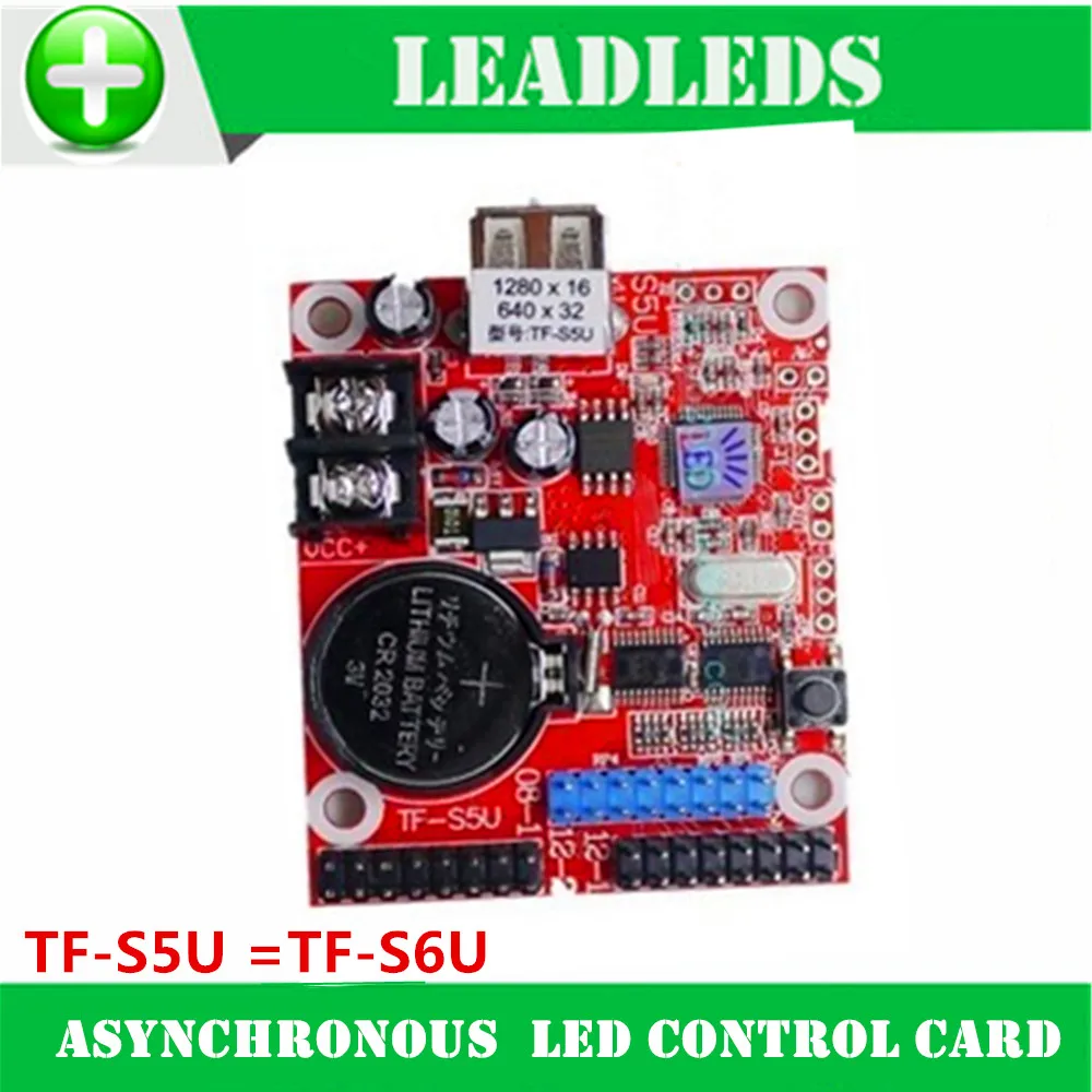 

TF-S5U = TF-S6U RED asynchronous Led Control Card Control Card for led display Screen
