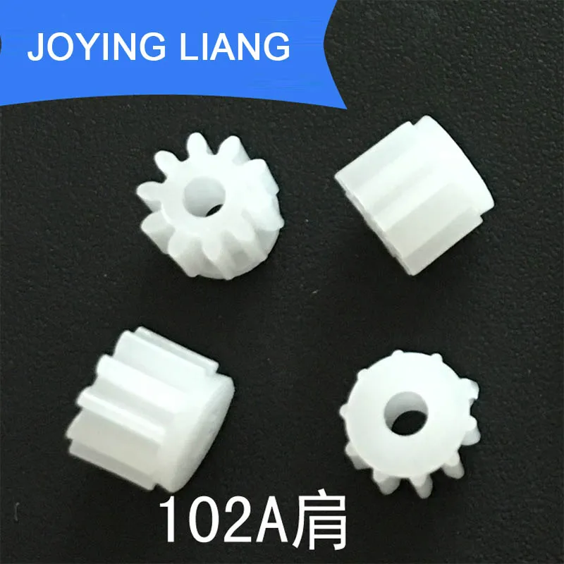102A плечо 0 5 M Pinion 2 мм плотный 10 зубьев Модуль пластиковая Шестерня колесо DIY