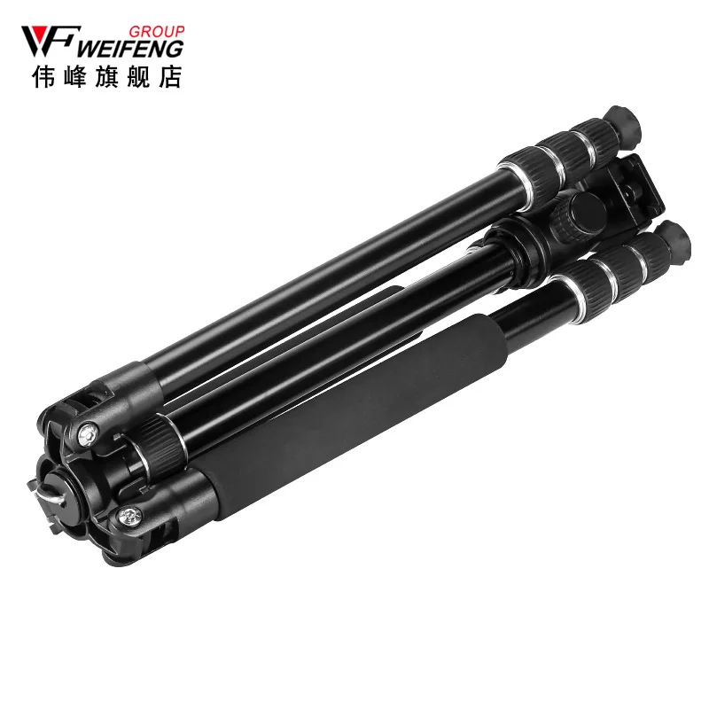 Штатив Weifeng WF-6620A алюминиевый сплав рефлекс штативы портативный путешествия фотографии штатив для SLR DSLR цифровой Камера - Цвет: Серебристый