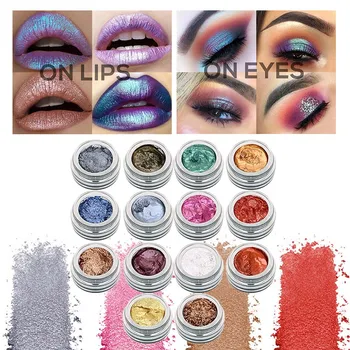 

Girls Individuality Hyperbole Party Rainbow Luminous Eyes Shadow Make Up Women Shimmer Highlighter Eye Shadow Cream Cosmetics
