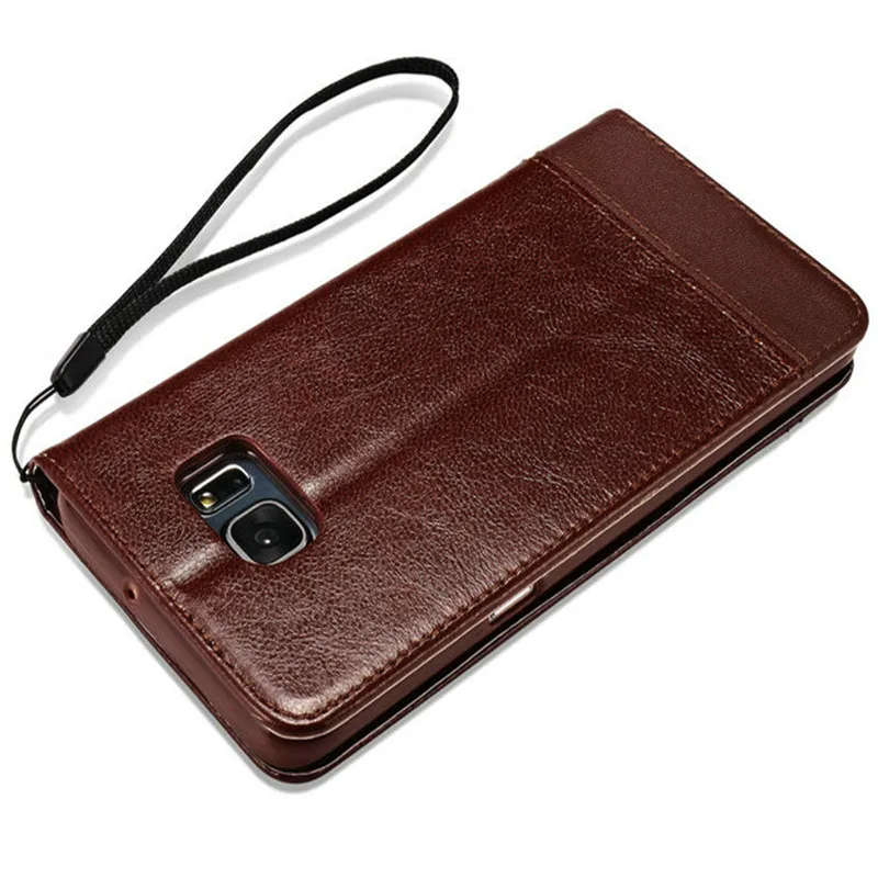 Кожаный чехол книжка с двойным магнитом для Samsung S6 Edge|case for samsung|case samsung s6leather case |