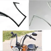 Универсальный перетащите руль 7/" 22 мм баров для Kawasaki Vulcan Classic VN 400 VN500 VN800 VN 900 1200 1500 1600 2000 измельчитель