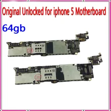64gb Original Unlocked for Apple iphone 5 5g Motherboard with IOS system,for iphone 5 5g Mainboard with Chips,Free Shipping