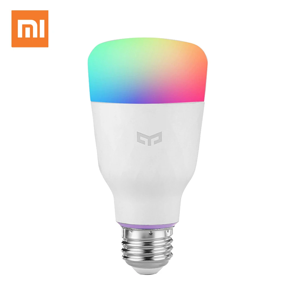 

Xiaomi Mi Yeelight Smart LED Bulb Colorful 800 Lumens 10W E27 Lemon Smart Lamp For Alexa Mi Home App White/RGB Option