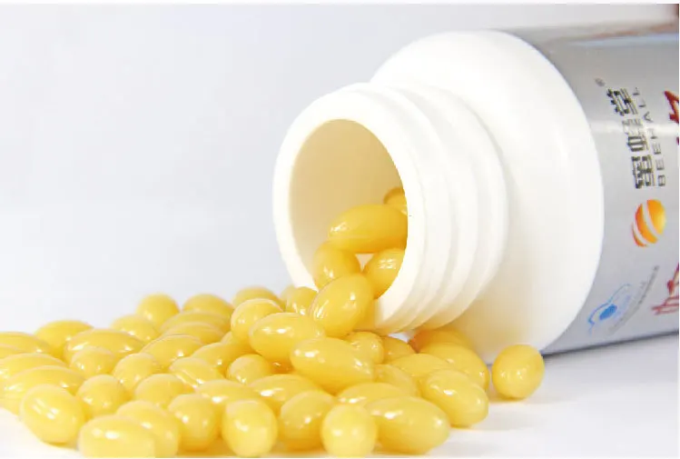 Natural diet supplement royal jelly softgel capsule 500pieces per package