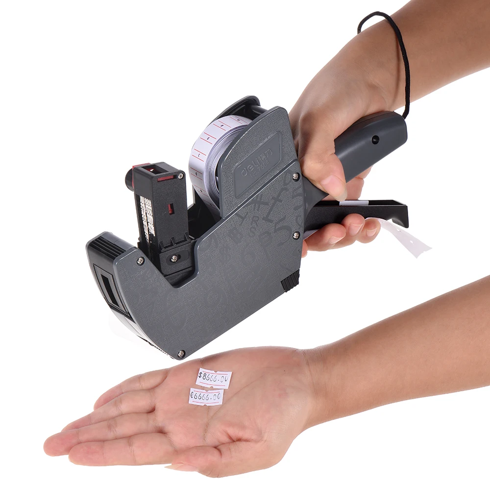 Universal Price Labels 8 Digits Price Tag Gun Labeller 1 Line Manual 