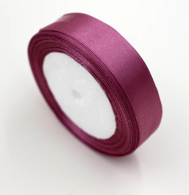 a roll 2cm width dark pink ribbon wedding party prom home decor