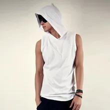 N Мужской Бодибилдинг Фитнес Без Рукавов смешанный хлопок мягкие спортивные бег топы корректирующие для мужчин Толстовка однотонные летн