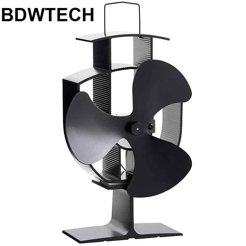 Climatización y calefacción Ventiladores de sobremesa 3W Chimenea Calefacción Palas Estufa Ventilador de Madera Ventilador de Calefacción de Chimenea vemax.es