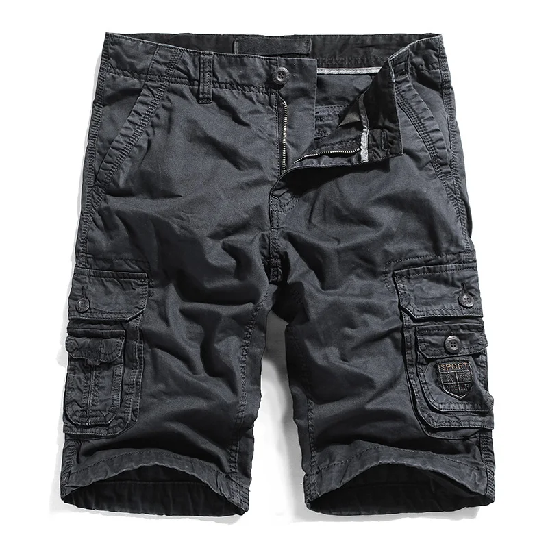Summer Hot High Quality Military Shorts Men Cotton Casual Cargo Mens