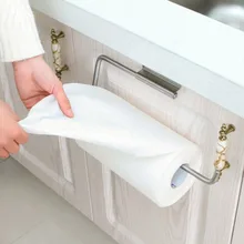 Stainless Steel Kitchen Wiping Cloth Hook Hanger Paper Dish Rag Holder Wash Cloth Towel Door Rack Organizer Paper Shelf Hanging