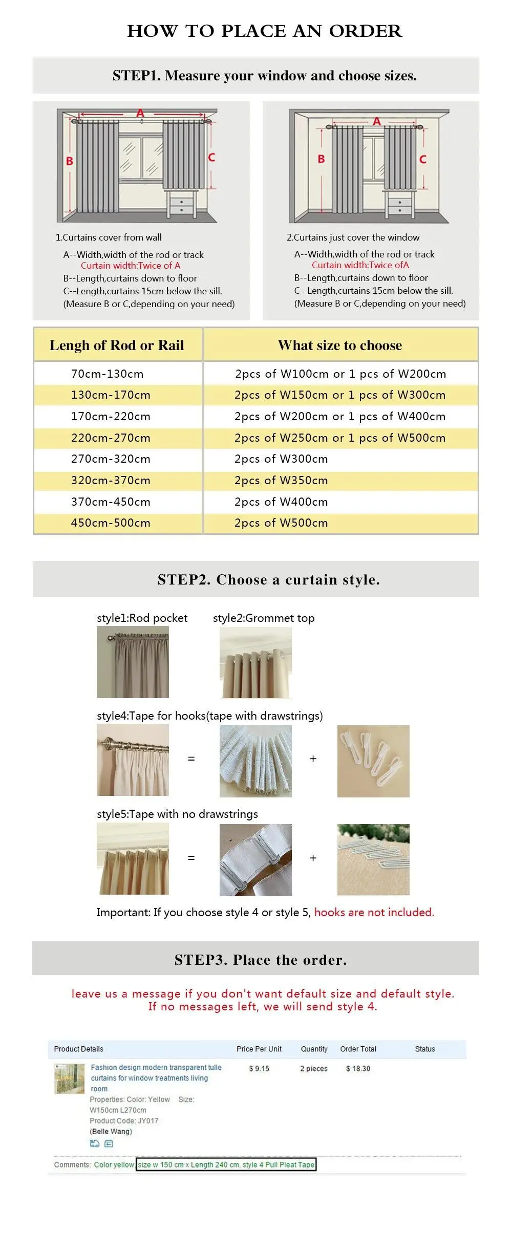 How to order