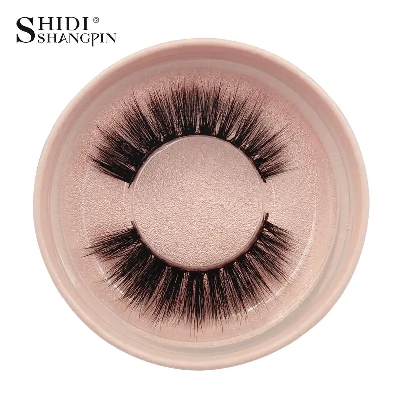 

SHIDISHANGPIN 1 pair mink eyelashes natural long 3d mink lashes 1 box eyelash extension false eyelash faux cils 3d false lashes