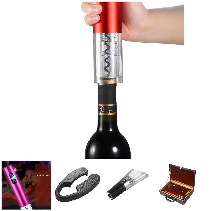 Electrical Battery Powered Automation Wine Bottle Opener Aluminum Alloy