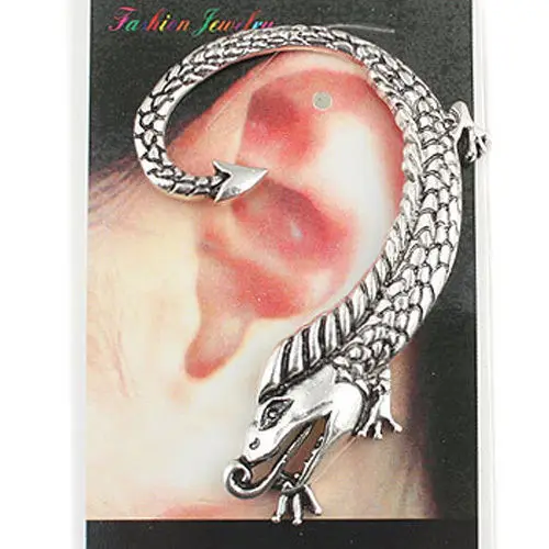 Винтажные Ретро женские клипсы для ушей, Панк Серьги, Надеваемые На ушной хрящ, ювелирные изделия, подарочная упаковка, Кристальный хрящ, Панк ювелирные изделия для ушей - Окраска металла: E280Silver