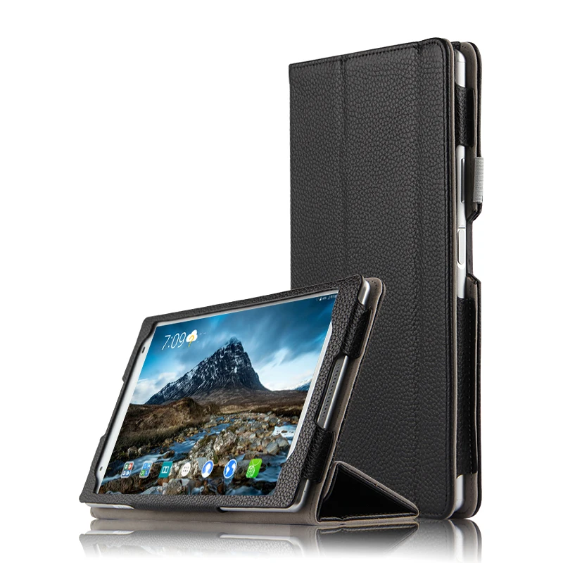 Case Cowhide For Lenovo Tab 4 8 Protective Smart Cover Genuine Leather