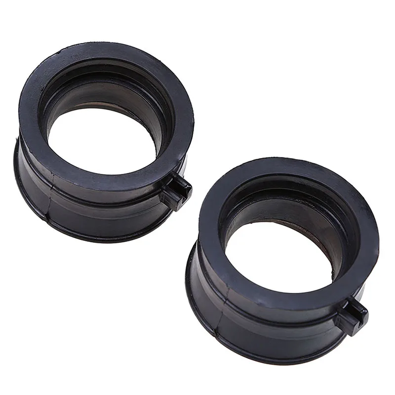 Black Rubber Carburetor Adapters Interface Insulator Connectors Gum for