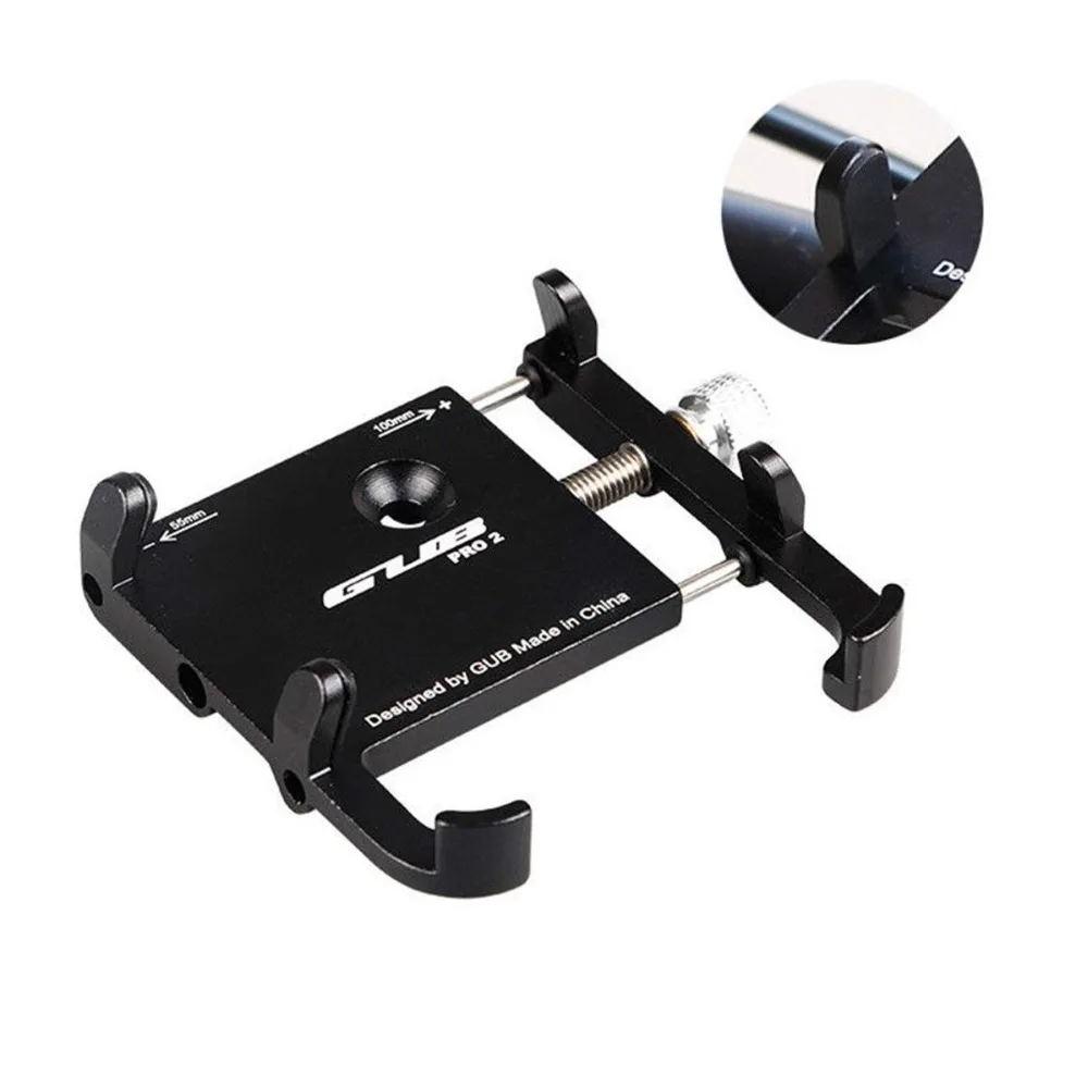 Universal Bicycle Phone Holder Motorcycle Handlebar Clip Stand For iPhone Samsung Mount Bracket Support For 3.5-6.2