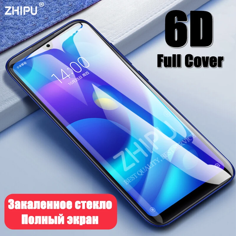 6D закаленное стекло для Xiaomi Redmi Note 7 Mi Play полное покрытие изогнутая Защитная