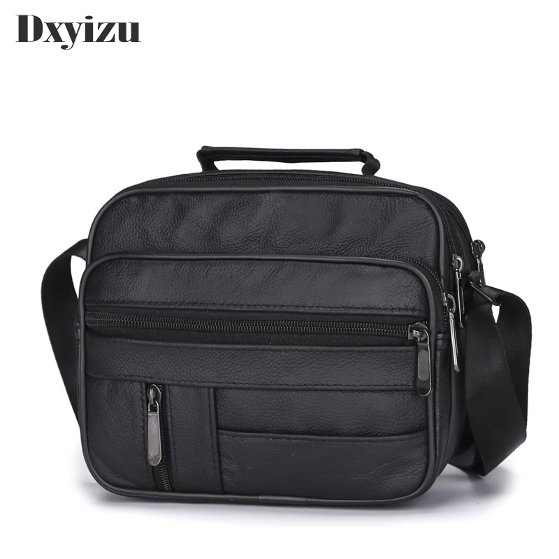 

Genuine Leather Men Bag Men's Shoulder Crossbody Bags Brand Casual ipad Flap Messenger Bags Man Quality Cow Shoulder Bag