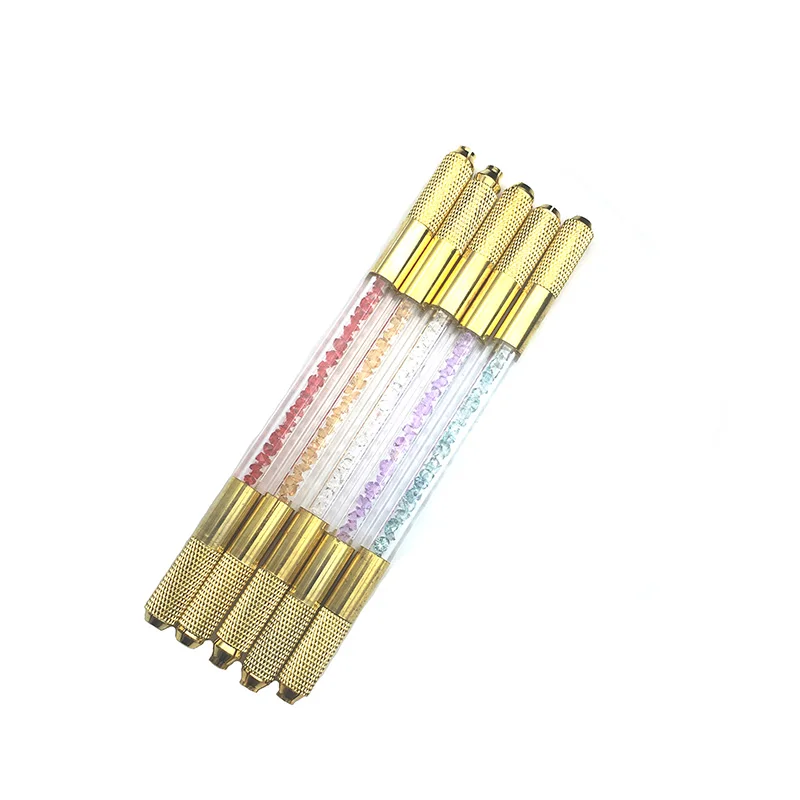 

Microblading Double-headed Tattoo Manual Pen Tebori Crystal Machine For Permanent Makeup Eyebrow Handle Pen For 3D Embroidery
