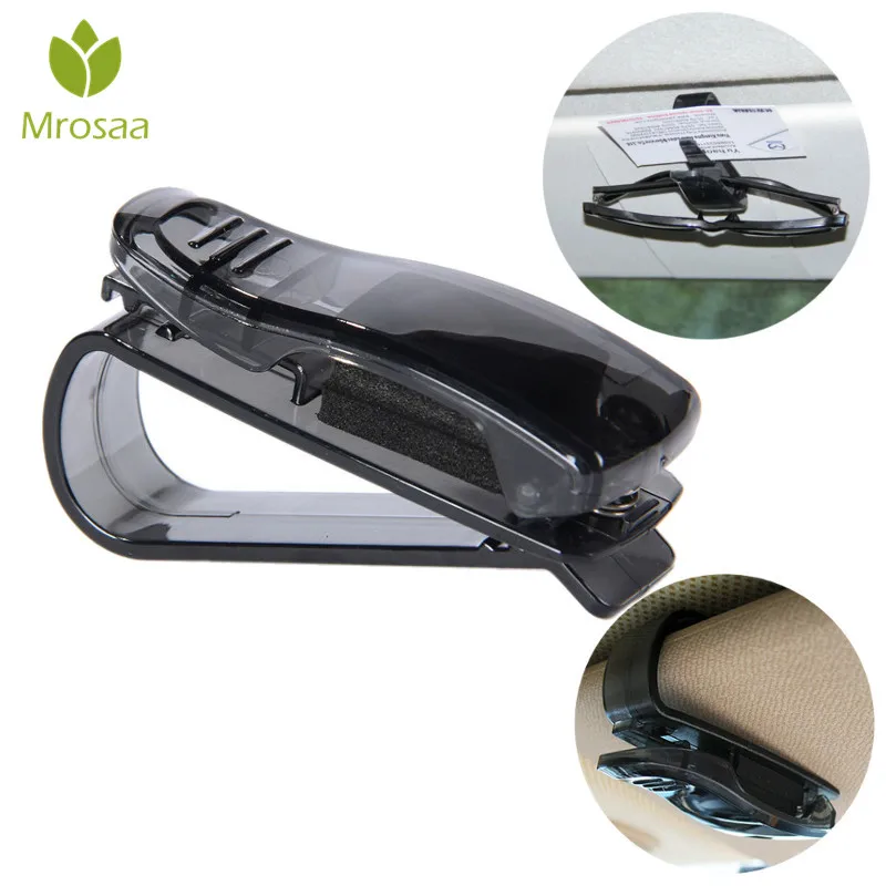 

Auto Fastener Cip ABS Car Vehicle Sun Visor Sunglasses Eyeglasses Glasses Holder Receipt Ticket Card Clip Storage Holder Clamp