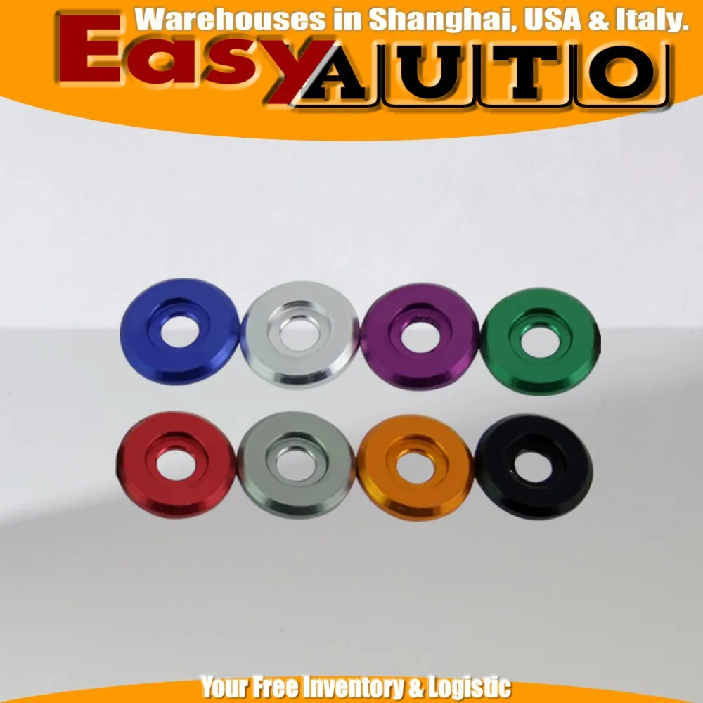 

8 piece/set Aluminum Universal Fender Washers Fit 6mm bolt hole For Ho*da