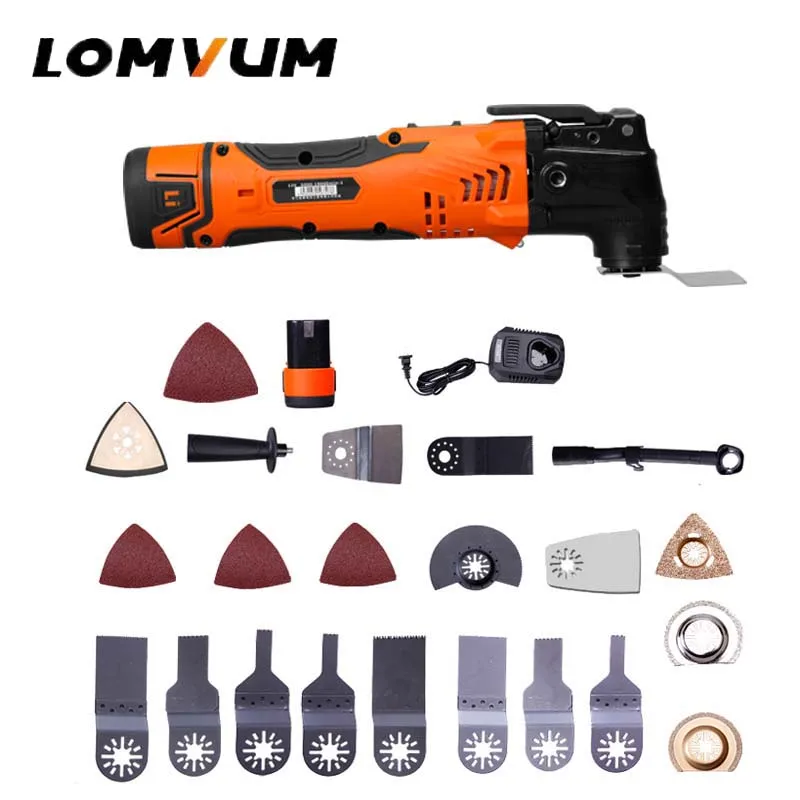 

LOMVUM Renovator Multi Tools Electric Multifunction Oscillating Tool Kit Multi-Tool Power Tool Electric Trimmer Saw Accessories