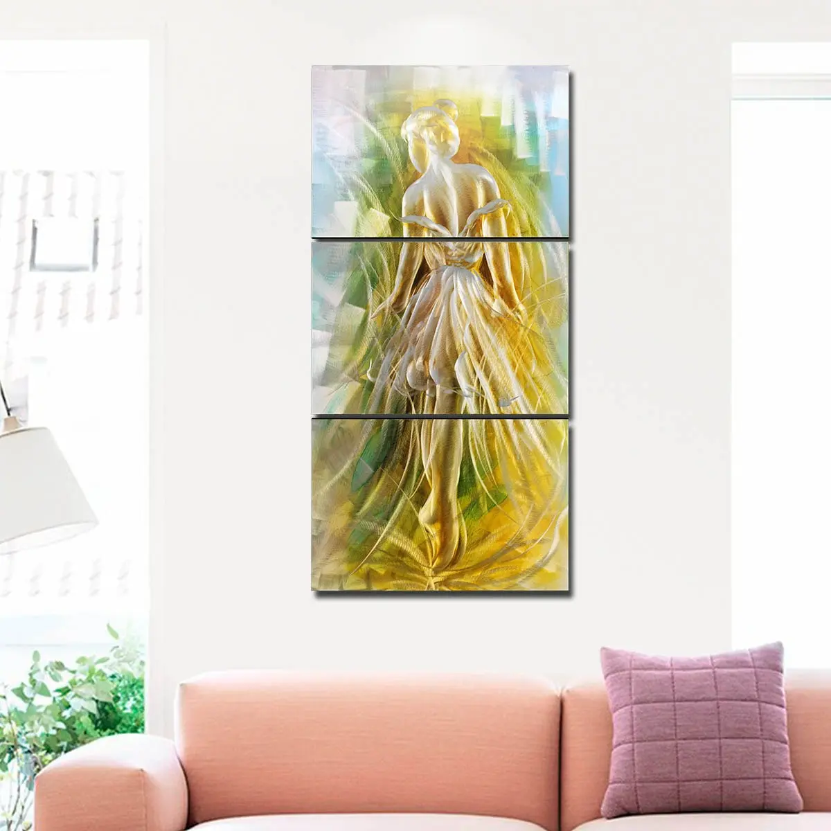 

Ballet Girl Modern Painting Wall Art Home Decoration Poster 3 Panels Home Decor Accessories for Living Room Decorative