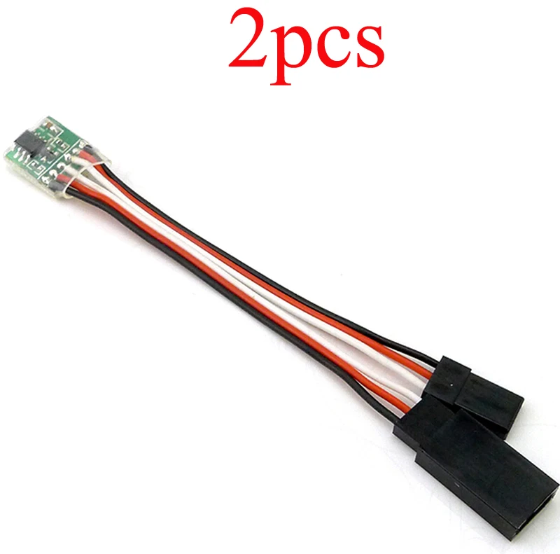 

2PCS 5.0-6.0V 2A Servo Reverser Steering Gear Inverter Servo Inverter for Steering Engine RC Drone Aircraft Spare Parts