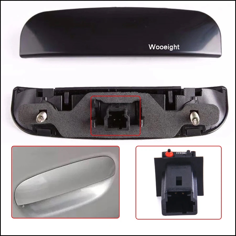 Car Rear Trunk Door Grab Handle Contact Switch Trunk Lock Release Switch For Peugeot 307 206 408 Citroen Triumph C-Quatre C2 (8)