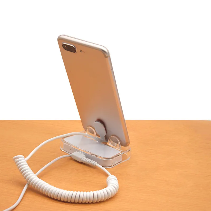 Factory wholesale universal anti-theft alarm security system display holder device charger for retail phone shop