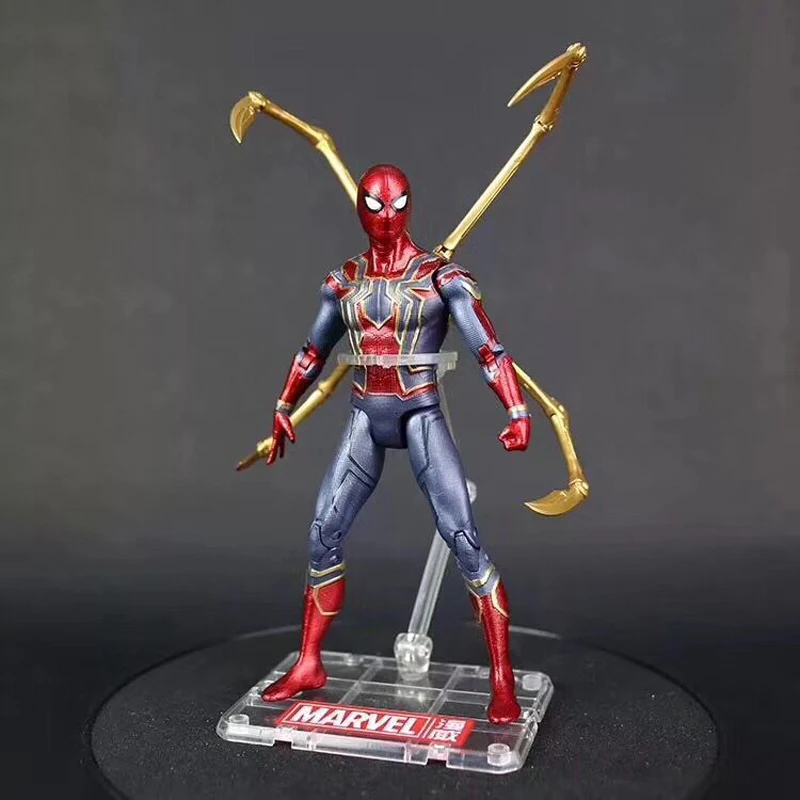 Movie Avengers Infinity War Iron Spider Man Cartoon Toy Action Figure Model Doll Gift (2)