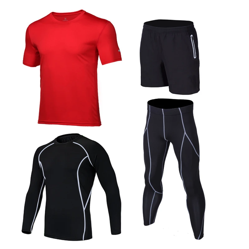 2017 Быстросохнущий Спортивный костюм для мальчиков компрессионное нижнее белье