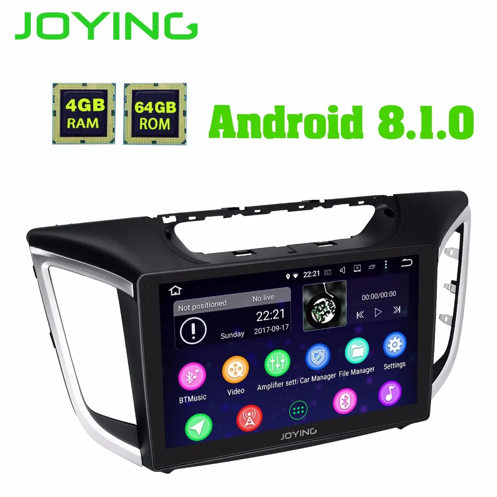 Perfect Joying 10.1" 1024*600 Android 8.0 Car RadioGPS Player For Hyundai IX25 2014-2017 IPS screen Headunit Video out Player Navigation 2