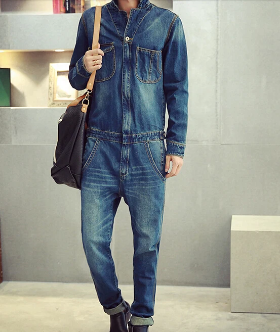 Popular Mens Denim Jumpsuit-Buy Cheap Mens Denim Jumpsuit