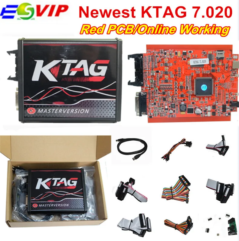 Самый новый KTAG ECU Инструмент программирования V2.23 прошивка V7.020 мастер версия K TAG