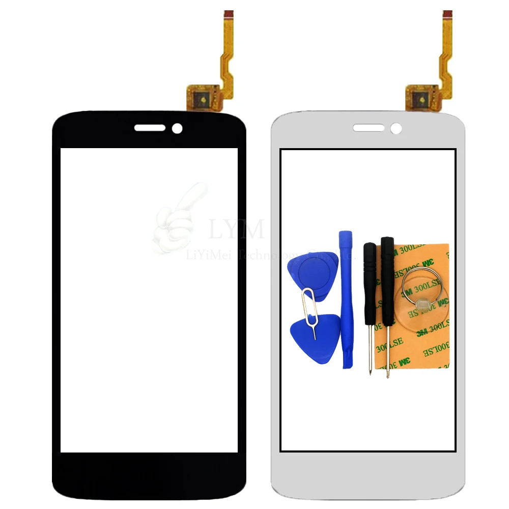Black White TP for Qumo Quest 401 4 0 Touch Screen Digitizer Glass Panel No LCD