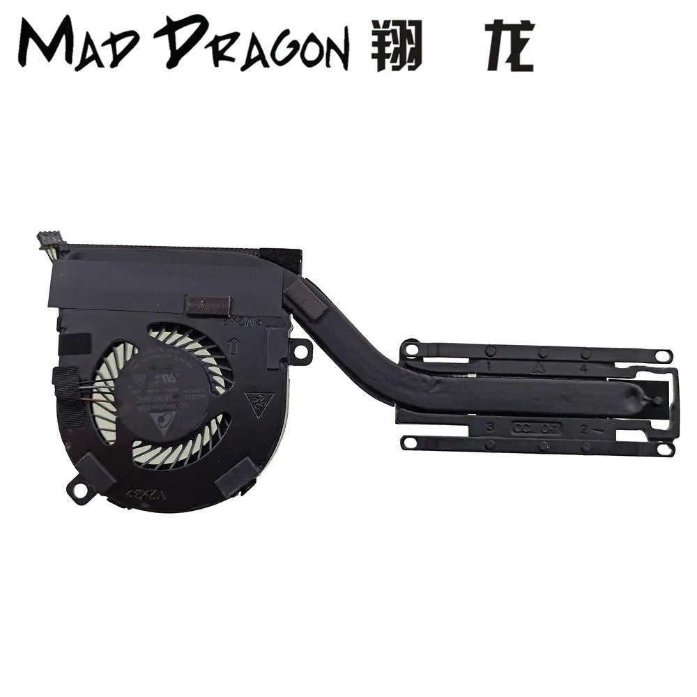 MAD DRAGON бренд ноутбук вентилятор теплоотвода ЦП в сборе для Dell Latitude 7280 7380 7480 7290 7390 7490 KM50T 0KM50T AT1S5002ZAL