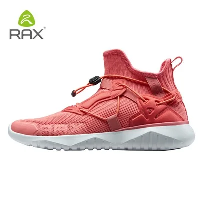Man Hiking Shoes Mesh Breathable Climbing Shoes For Women Outdoor Lightweight Sneakers Comfortable Non Slip Mountain Shoes D0521 - Color: Red