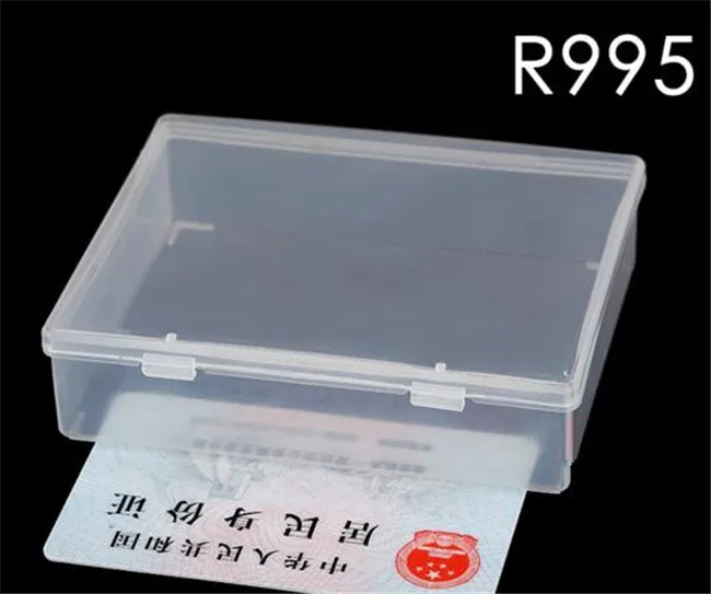 EASONOV много размеров на выбор Квадратные прозрачные пластиковые коробки для хранения ювелирных изделий бисер ремесла чехол контейнеры - Цвет: R995