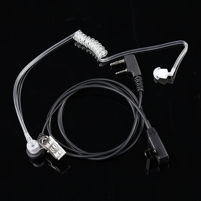 Air Acoustic Tube 2 Pin PPT Earpiece for Radio Walkie Talkie Transparent Headset Mic Microphone for Baofeng uv-5r K Type Air Acoustic Tube 2 Pin PPT Earpiece for Radio Walkie Talkie Transparent Headset Mic Microphone for Baofeng uv-5r K Type