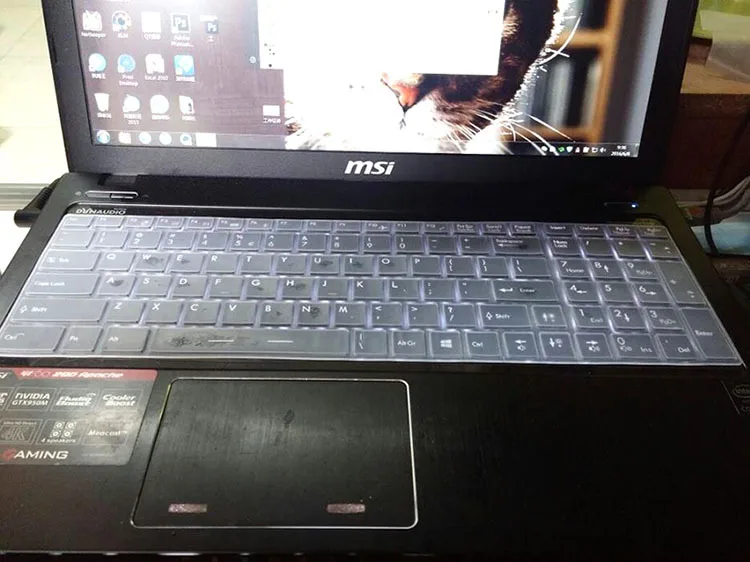 Силиконовая Защитная крышка для клавиатуры 15 6 дюйма ноутбука MSI GT60 GX60 CR70 GP70 GX70 GE70