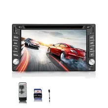 Double 2 din 6.2 inch car DVD CD player LCD Touch screen Car Stereo Radio auto Supports USB/SD FM AM MIC AUX +Free map card