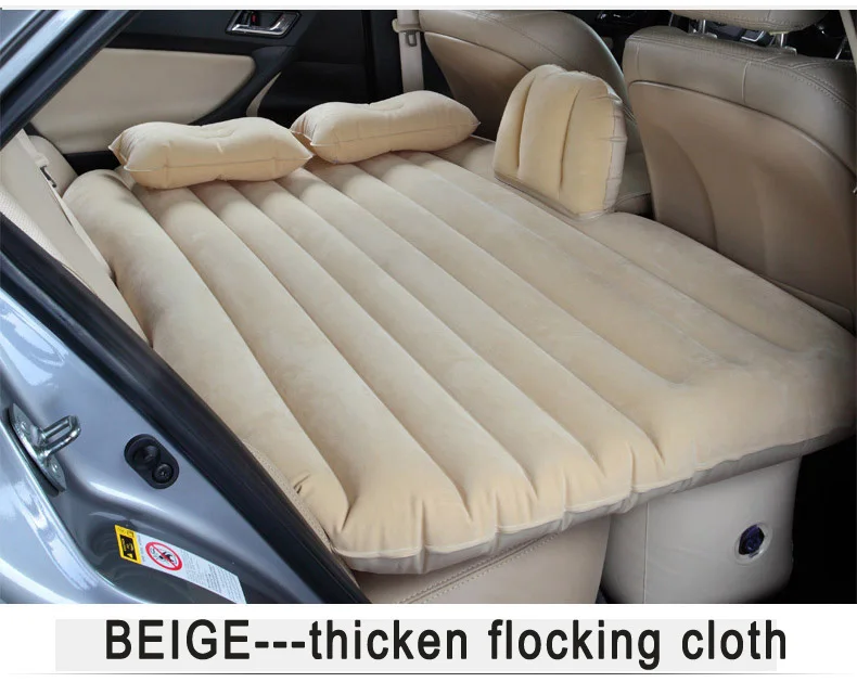 Free shipping--- flocking clothing Holiday Travel car air bed /Car Back Seat Cover / Inflatable Mattress Air Bed styling | Автомобили и