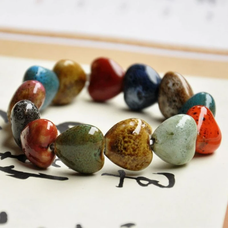 

Johnature 2019 New Arrival Hot Slae Vintage National Stone Women Bracelets Love Triangle Square Round Geometric Bracelets