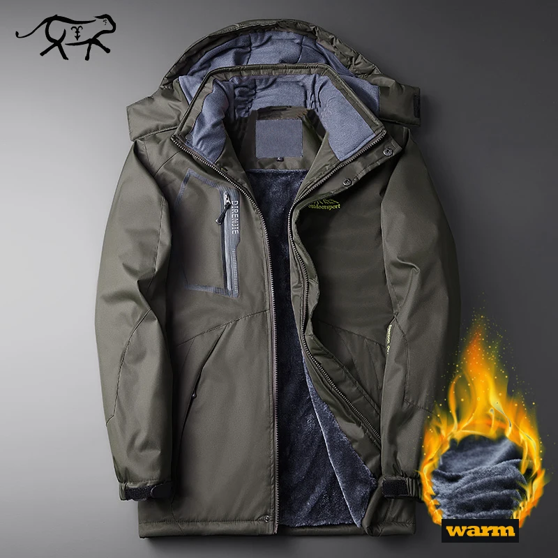

New Brand Clothing Winter Jacket Men Waterproof Military Parka Men With Hood Casual Warm Men's Coats Thick Long Parkas Homme 5XL
