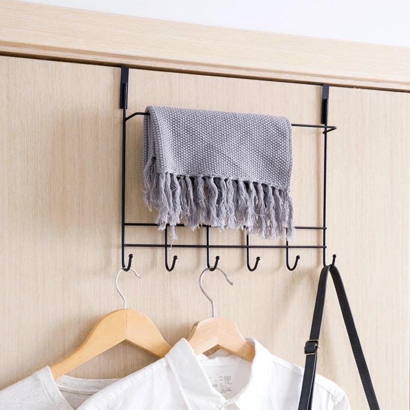 

Without nails behind the door hook bathroom rack hanging hook kitchen door on the powerful rack hanger