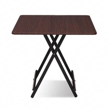 0% деревянный складной столик для дома Обеденный стол для еды Простой Четыре маленьких квадратных портативный открытый стол обеденный стол кухонный стол